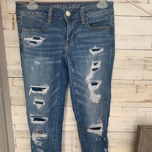American eagle skinny low rise jeggings